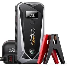 Автомобильный аккумулятор YABER 3000A Jump Starter для газовых 8,0 л дизельных двигателей 9,0L