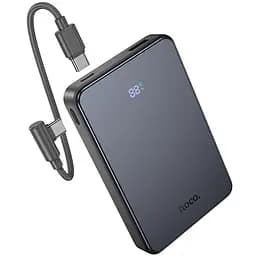 Портативное ЗУ Power Bank Hoco J170 Starlight 22.5W+PD20W with cable 10000 mAh Metal gray