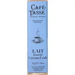 Шоколад молочний Cafe-Tasse з солоною карамеллю 45 г
