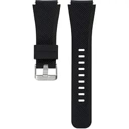 Силіконовий браслет Watchbands до смарт-годинника з кріпленням 22мм - чорний (WB317533)