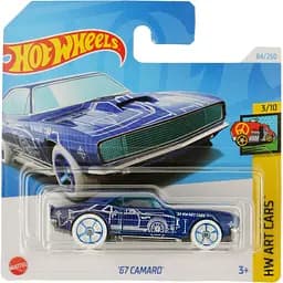 Базова машинка Hot Wheels HW Art Cars '67 Camaro синя (5785)