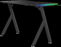 Геймерський комп'ютерний стіл GT Racer T-1224 (120x60x73) Black - мініатюра 4