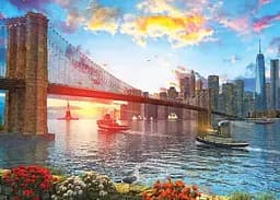 Пазл Art Puzzle Захід сонця в Нью-Йорку 1000 ел. (5185) - мініатюра 2