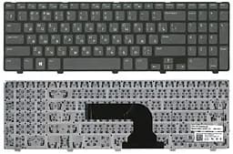 Клавіатура для ноутбука Dell Inspiron (3521, 5521, 3537, 5537) Чорна, (Чорна рамка) - мініатюра 3