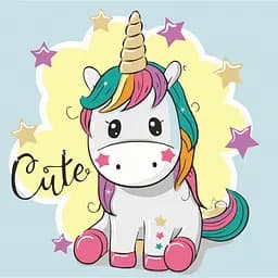 Картина за номерами ArtCraft Райдужна єдиноріжка 30x30 см (15500-AC)