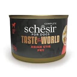 Консерви для собак Schesir Taste the World Asian Stir Fry шезир курица по-азиатски в бульоне натуральні, вологі