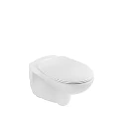 Унитаз подвесной Kroner KRP-A534UF Rimless 410x355x555 мм, сиденье Slim Duroplast/Soft-close/Quick relase, Белый