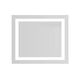 Дзеркало Volle Luna Cuadro прямокутне 70x80 см, з підсвічуванням по контуру, без вимикача хром 1648.53137800, Хром