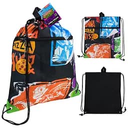 Сумка для обуви Kids Hits "TMNT" 35х40 см, с фликером KH77/002L