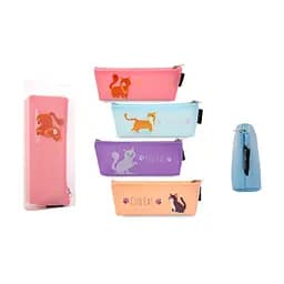 Пенал силіконовий Cute Cat, 20x8x3.5 см, PVC, 805-16P (В асортименті) - мініатюра 2