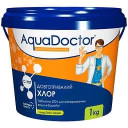 Хлор для басейну AquaDoctor C-90T 1 кг у таблетках 88497