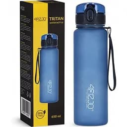 Пляшка для води 4FIZJO спортивна 650 мл Blue (P-5905973403740)