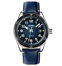 Наручные часы мужские 9232LSIBU Silver-Blue-Leather Strap Skmei acs0029856