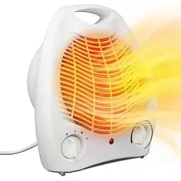 Тепловентилятор обогреватель Bobbytec 2000 Вт Белый два режима мощности защита от перегрева и холодный обдув