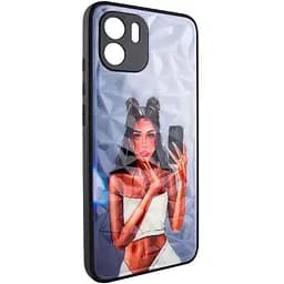 TPU+PC чохол Prisma Ladies для Xiaomi Redmi A1 / A2 Black in White