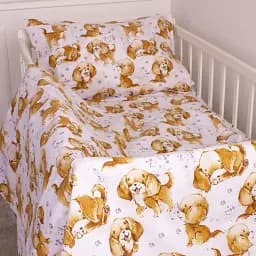 Підковдра MirSon 20-0020 Red dogs бязь 220х240 см (2200010264197)