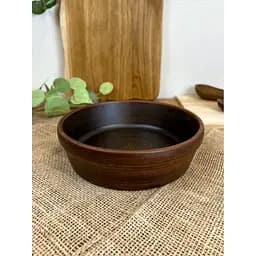 Миска під бануш керамічна (глиняна) Гладка 1.1 л