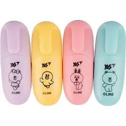 Маркер текстовый Yes Line Friends в наборе 4 шт. (390711)