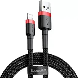 Кабель Baseus Cafule USB to Lightning 3 m Red/Black (CALKLF-R91) [82088]