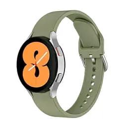 Ремінець для Samsung Galaxy Watch 5 40mm - хакі ширина кріплення 20мм силікон Watchbands Galaxy OneLine (W42-1WB72642561) - мініатюра 2