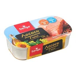 Філе лосося Banga атлантичний в олії 120 г