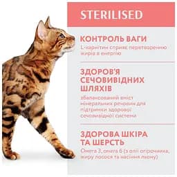 Уцінка. Сухий корм для стерилізованих/кастрованих котів Optimeal з яловичиною та сорго 4 кг (B1841401)  - мініатюра 4