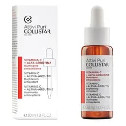 Освітлююча сироватка для обличчя Collistar Pure Actives Vitamin C + Alpha-Arbutin Brightening Antioxidant, з вітаміном С і альфа-арбутином, 30 мл - мініатюра 2