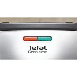 Сендвічмейкер Tefal Croc Time 700 Вт чорно-сріблястий (SM193D34) - мініатюра 8
