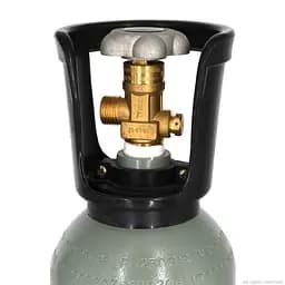 Балон CO2 з плоским дном Aqua Nova , метал, 5 л (NCO2-5L-GRAY) - мініатюра 2