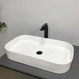 Умивальник VBI Vestone 65 white накладний VBI-017002, Білий - мініатюра 3