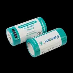 Акумулятор 16340 Keeppower P1634TC Type-C RCR123A 3В 1000мАч Li-ion - мініатюра 4