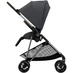 Коляска Cybex Melio Monument Grey з бампером темно-сіра (522002663) - мініатюра 6