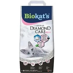Наполнитель Biokats Diamond Fresh для кошачьего туалета бентонитовый 8 л