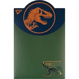 Папка-конверт YES Jurassic World вертикальна А4 на липучці (492187)