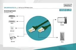 Патч-корд Assmann CAT 6A S-FTP, 7 м DK-1644-A-070/G Green - мініатюра 4