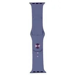 Ремінець Apple Watch Silicone 38/40/41 мм Lavender Сірий L (28) (46)