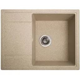 Гранитная кухонная мойка Romzha Jorum 65 Piesok (301) с крылом