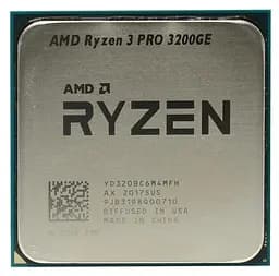 Процесор AMD Ryzen 3 Pro 3200GE (YD320BC6M4MFH) (Socket AM4, 4T, 3.8 ГГц, Tray) Б/в