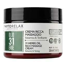 Масажний крем для тіла Phytorelax Vegan&Organic 31 Herbs Oil, 250 мл (6027291) - мініатюра 2