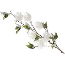 Ветка декоративная Протея 75 см Искусственные материалы для декора и флористики Белый