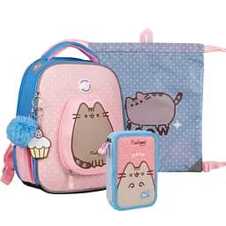 Рюкзак Yes H-100 Collection Pusheen з пеналом та сумкою (559777)