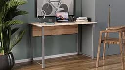 Компьютерный стол Ferrum-decor Курт 75x120x60 серый ДСП Дуб Сан-Марино 16мм (FRD-101840)