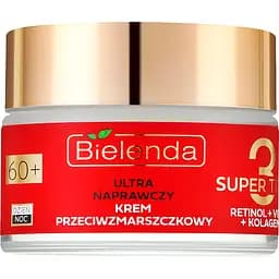 Крем против морщин Bielenda Super Trio Retinol + Vit C + Kolagen 60+ восстановительный 50 мл