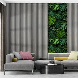 Рейка декоративна Wall Sticker WPC стінова 3000х160х23 мм Сталева сіра SW-00001528 - мініатюра 10