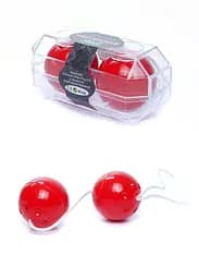 Вагинальные шарики Duo-Balls Red, 21 см, красный