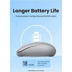 Мишка Ugreen MU105 Wireless Gray (90669) - мініатюра 12