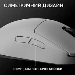 Мишка Logitech G Pro 2 Lightspeed Wireless White (910-007302) - мініатюра 2