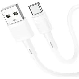 Кабель Hoco X83 Type-C Victory charging data cable Білий