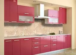 Кухонний фартух Мереживо вінілова наклейка ПВХ перли вінтаж абстракція Бежевий 60х300 см Happy Pocket Z180869 - мініатюра 2