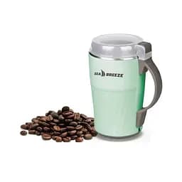 Электрическая кофемолка Sea Breeze SB-0603 для дома 300Вт роторный измельчитель кофейных зерен 500г Мятный
